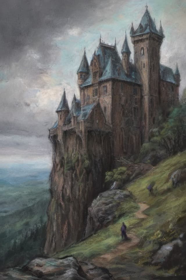 Fantasy castle scene from the Channel AI public image feed